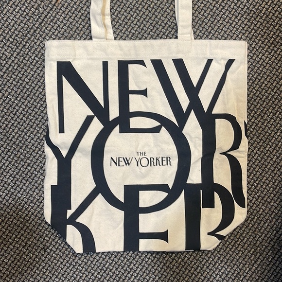 Iconic New Yorker Canvas Tote Carryall Bag - Picture 5 of 9